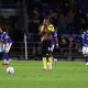 Watford players react after conceding a fourth goal in their 5-1 defeat to Cardiff City.
