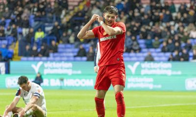 Will Lankshear celebrates his second and Middlesbrough’s fifth