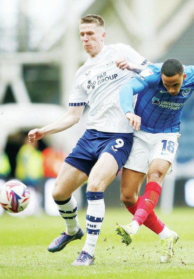 CLOSE: Cohen Bramall, right, hits the bar