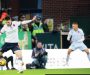 AFTER HIS FREAK FALL DOWN THE STAIRS, DEFENDER AIMS TO GO UP!