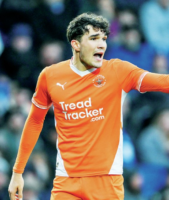 OLD DAYS: At former club Blackpool