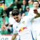 TITLE-WINNER: Leeds United’s Manor Solomon scores their precious winner against Plymouth PICTURE: Alamy