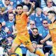 CRUCIAL: Hull City midfielder Matt Crooks celebrates his goal PICTURES: PSI/Jason Brown