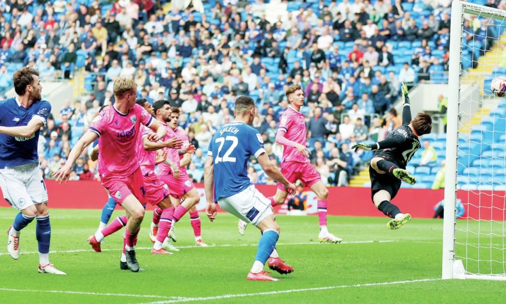 NO WAY THROUGH: Cardiff were relegated after a goalless draw against West Brom last weekend PICTURE: Mike Griffiths