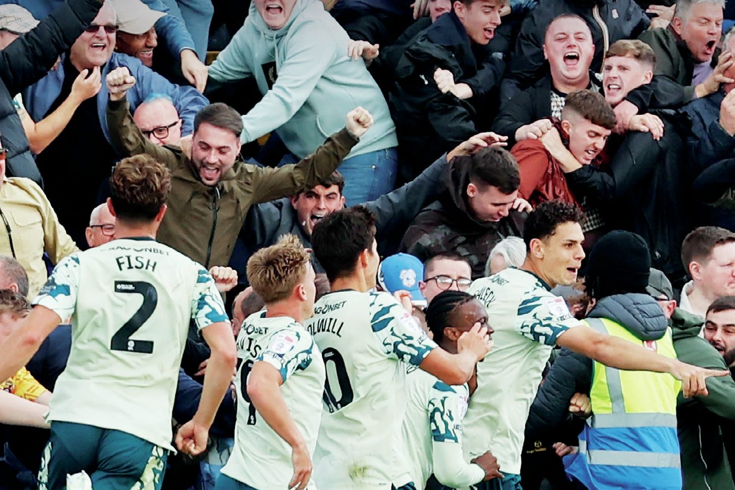 Yousef Salech of Cardiff City