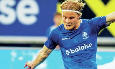 Andri Gudjohnsen in action for former club Gent