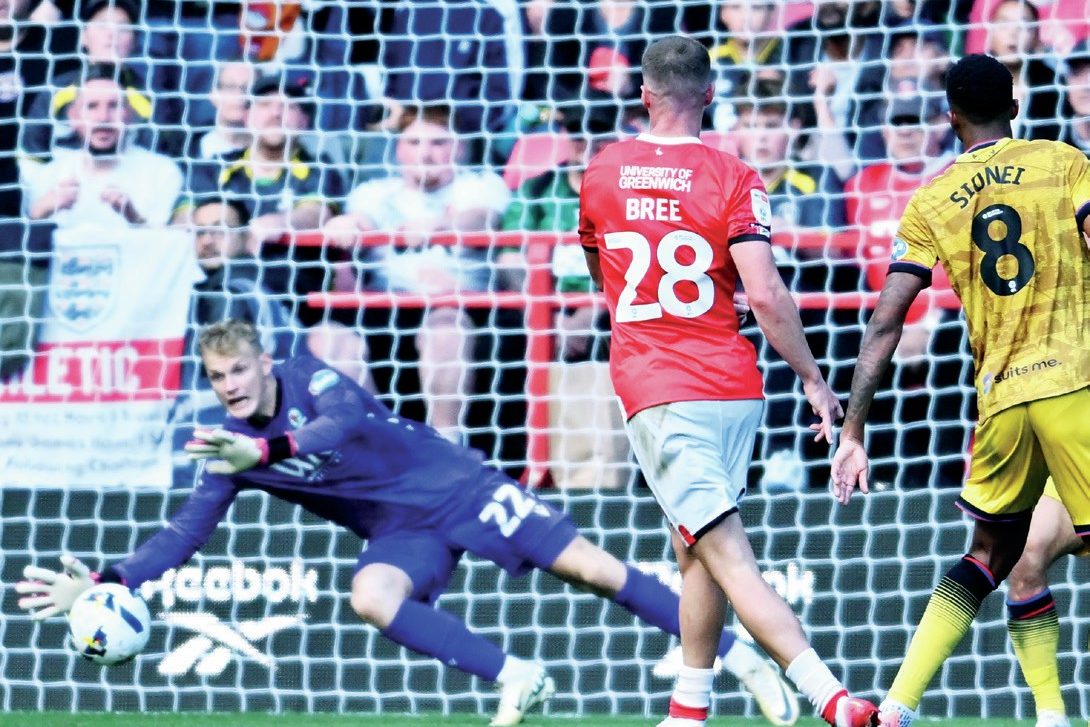 Charlton s James Bree wraps up the victory