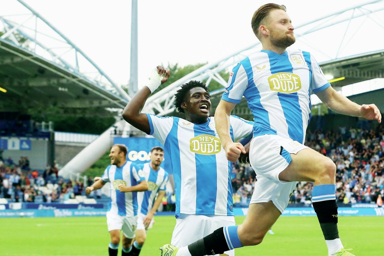 Alfie May is confident Huddersfield can push for promotion to the Championship
