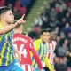 Southampton’s Ross Stewart celebrates in the midweek win at Bramall Lane celebrates in the midweek win at Bramall Lane