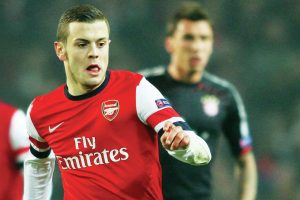 Jack Wilshere playing for Arsenal