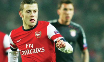 Jack Wilshere playing for Arsenal