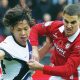 Birmingham’s Tomoki Iwata grapples with Bristol City’s Anis Mehmeti