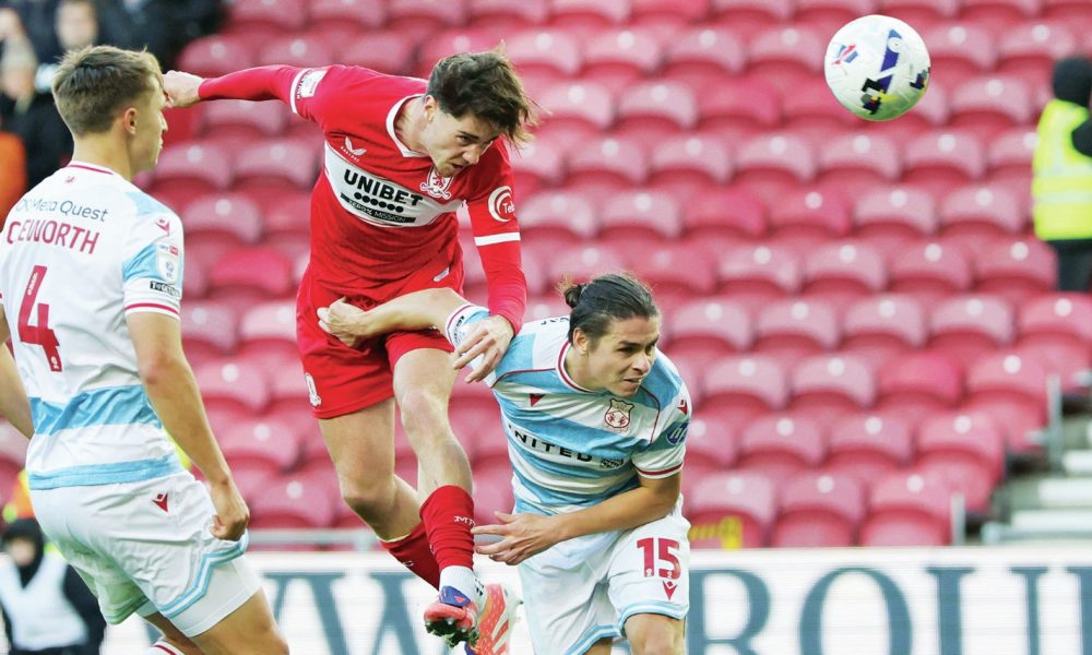 Middlesbrough’s Hayden Hackney powers home their equaliser