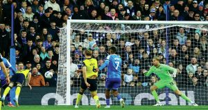 Will Lankshear dives in to head Oxford United into the lead