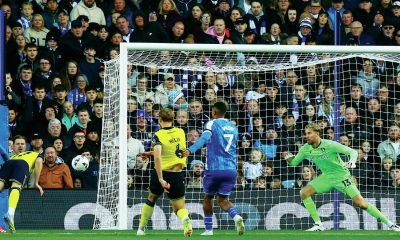 Will Lankshear dives in to head Oxford United into the lead