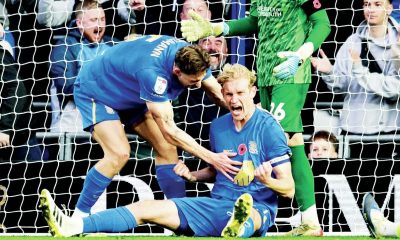 Christoph Klarer enjoys scoring Birmingham City’s third goal