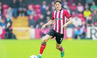Adam Reach in action for Lincoln City