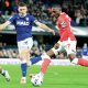 Charlton Athletic’s Amari’i Bell crosses in the 3-0 statement win at Ipswich Town