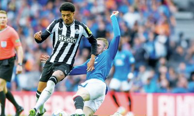 Jamal Lewis in his Newcastle United days