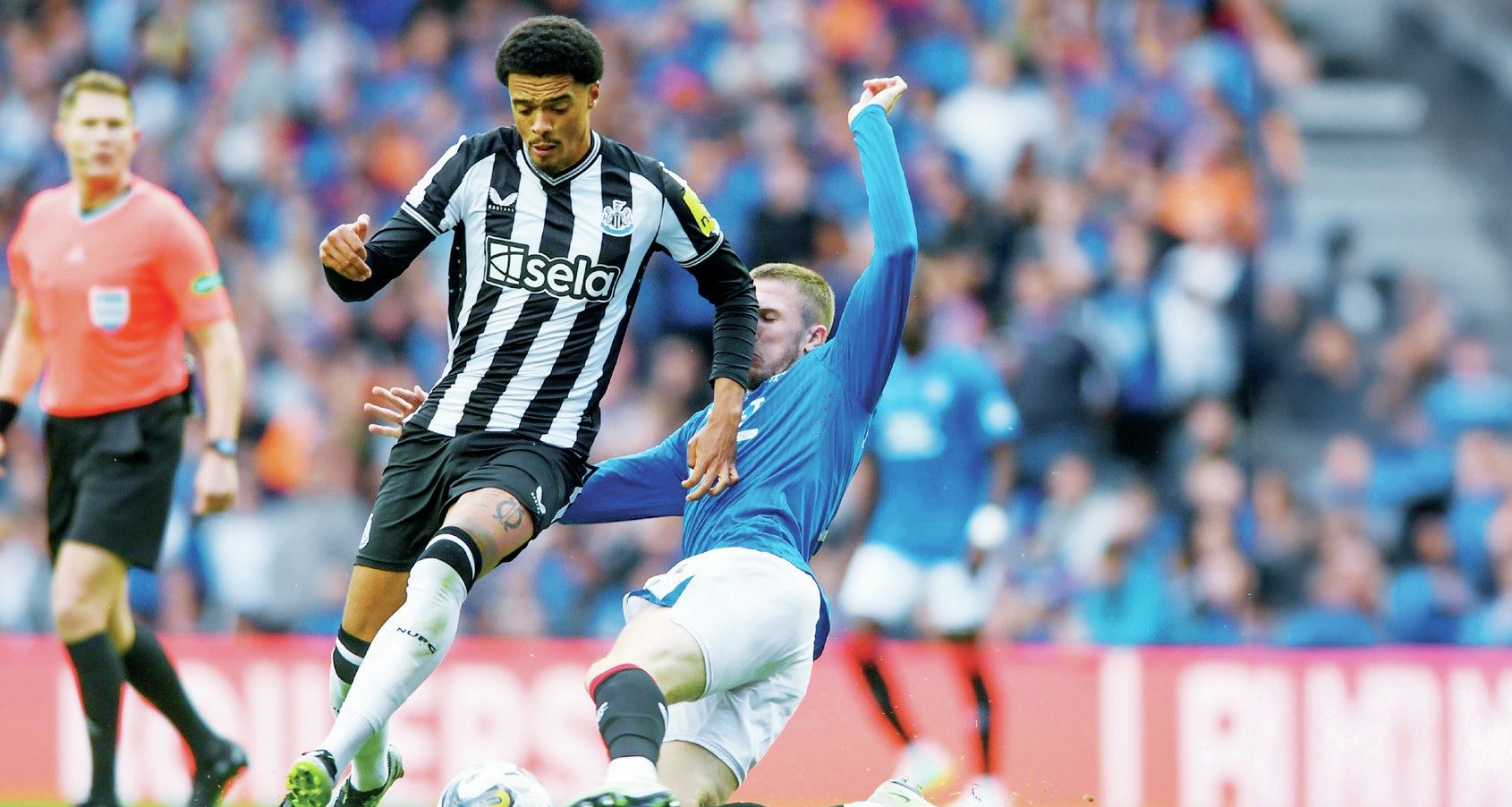 Jamal Lewis in his Newcastle United days