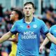 Peterborough United’s Harry Leonard celebrates scoring from the spot to make it 2-0 early on