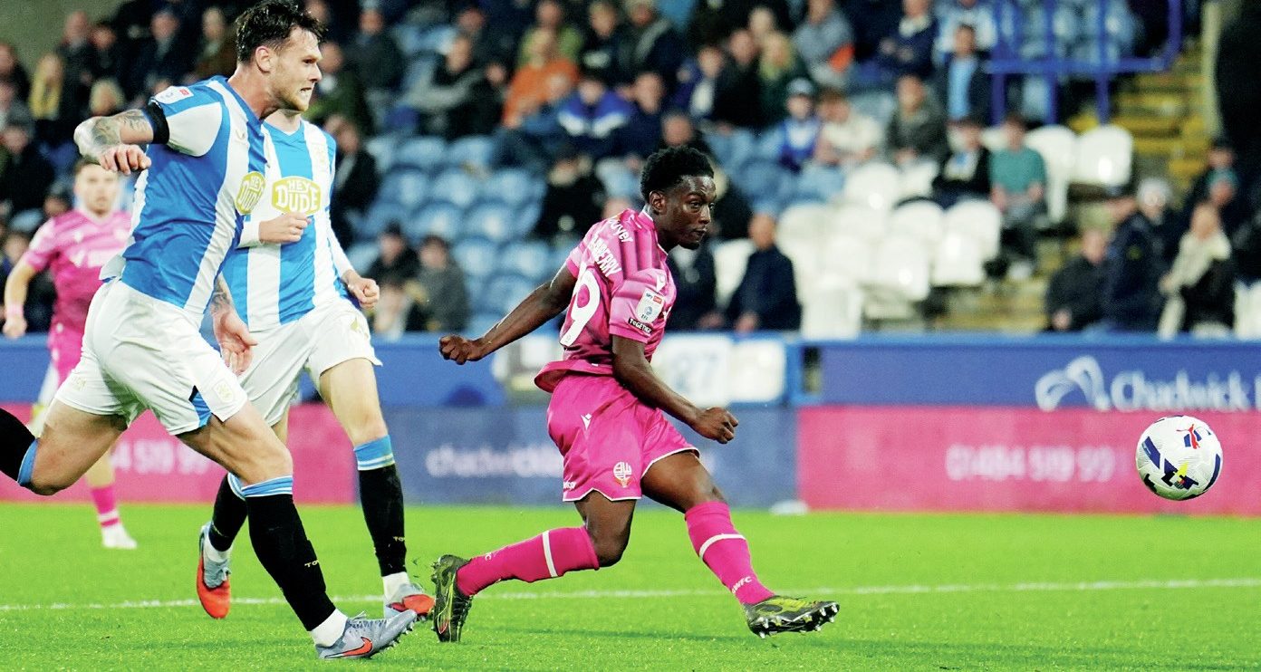Amario Cozier-Duberry scores Bolton Wanderers’ dramatic last-gasp winner at Huddersfield Town