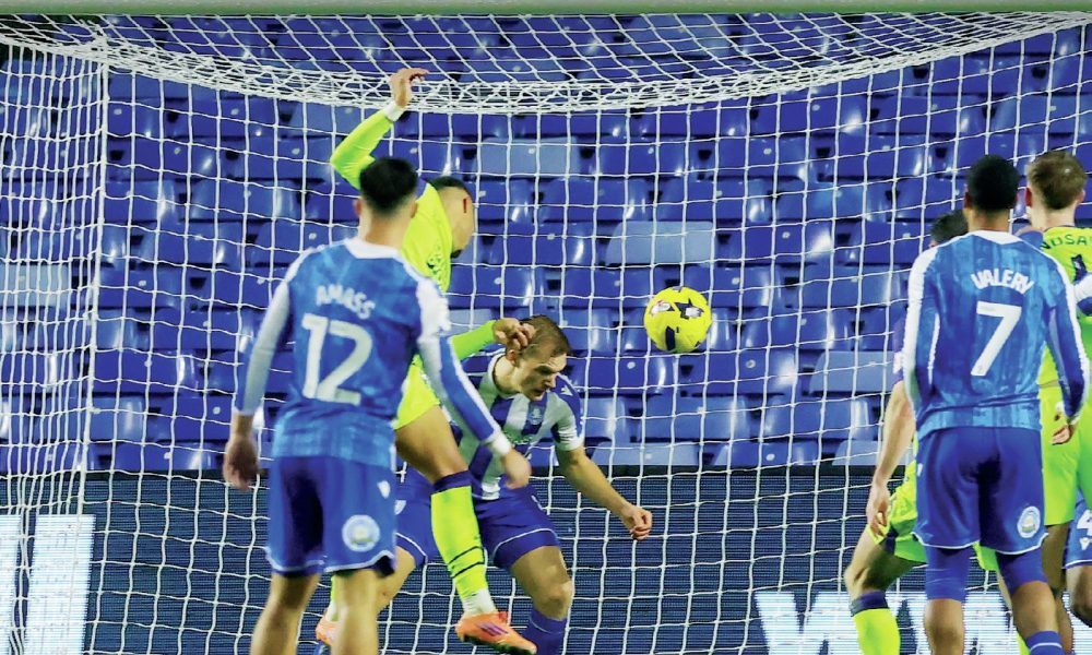 Lewis Dobbin heads home Preston’s equaliser