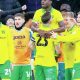 Norwich City’s Forson Amankwah celebrates scoring their third goal