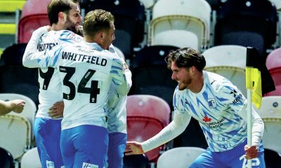Barrow celebrate Scott Smith’s leveller