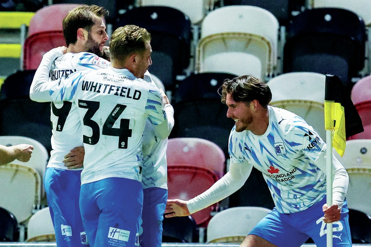 Barrow celebrate Scott Smith’s leveller