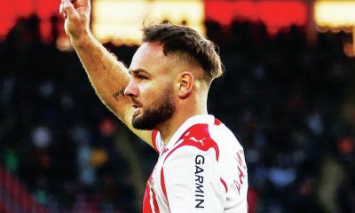 Adam Armstrong scored twice for Southampton