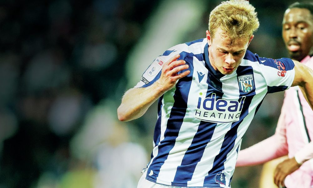 West Bromwich Albion forward Aune Heggebo on the burst