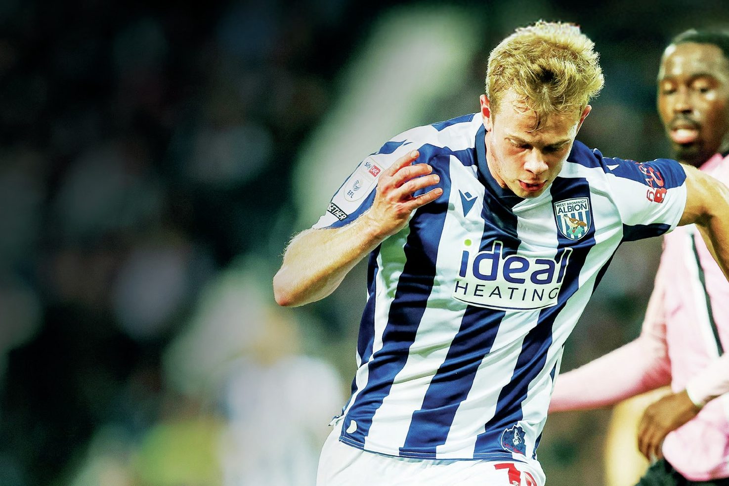 West Bromwich Albion forward Aune Heggebo on the burst