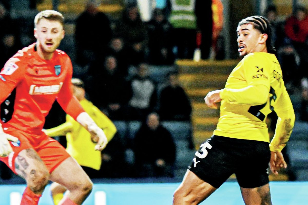 Josh Gordon scores Barrow’s second goal