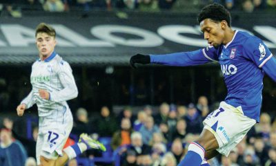 Jaden Philogene fires home Ipswich Town’s second goal
