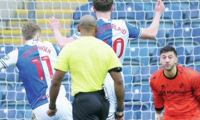 Andri Gudjohnsen puts Blackburn Rovers ahead