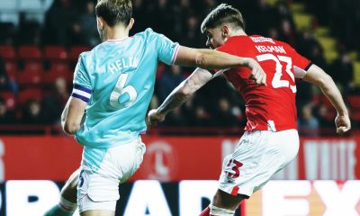 Charlie Kelman rifles home the winner