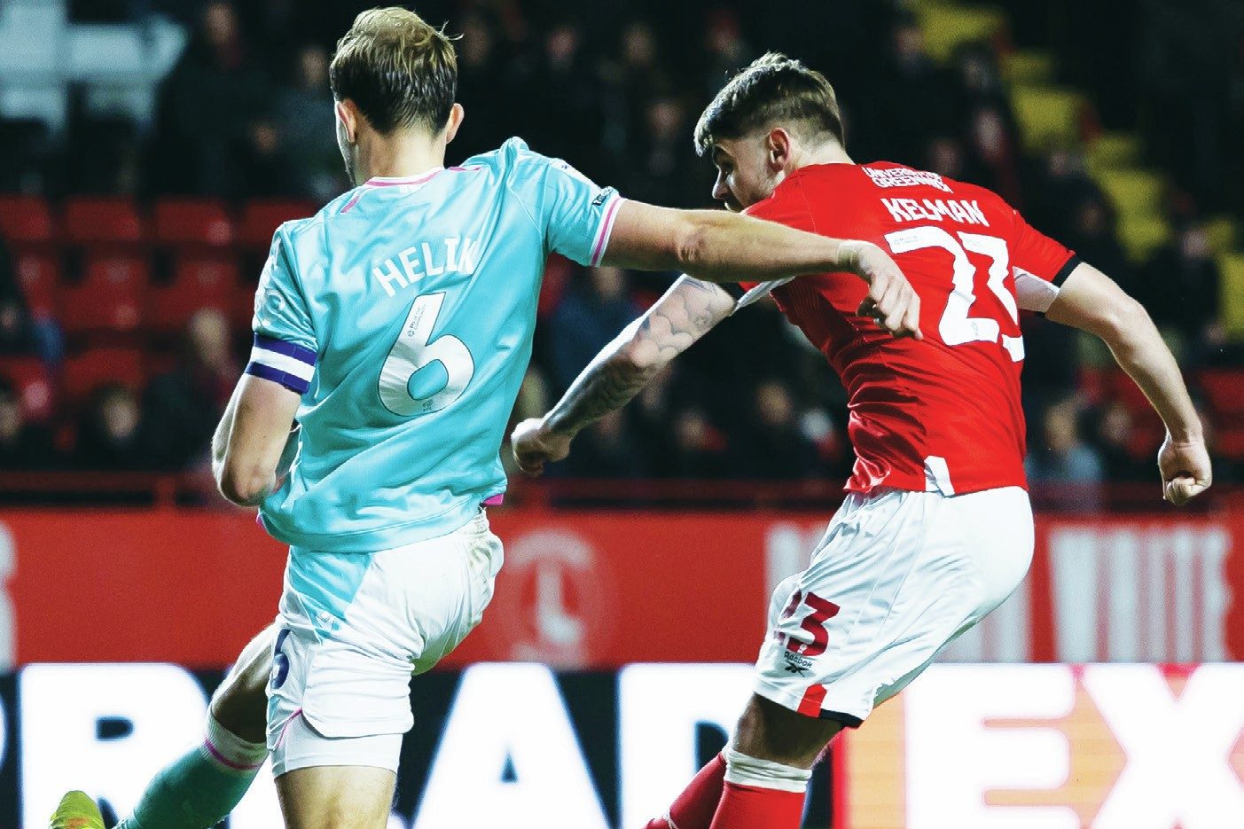 Charlie Kelman rifles home the winner