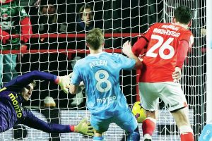 Charlton Athletic’s Joe Rankin-Costello levels things up