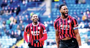 Jamille Matt savours his vital goal for Walsall