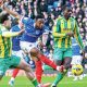 Ebou Adams fires home Portsmouth’s third goal