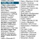 THIS WEEK’S FIXTURES