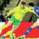 Josh Sargent on the attack for Norwich City against Watford