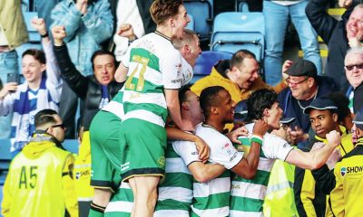 QPR’s Ronnie Edwards savours scoring their third goal with his teammates and fans