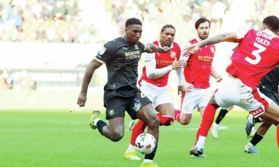 Bim Pepple has helped Plymouth Argyle climb the League One table