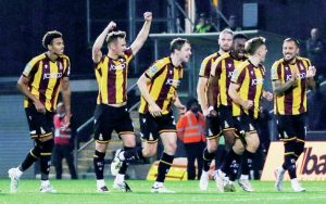 POSH ARE FIVE ALIVE TO STING SAD HORNETS