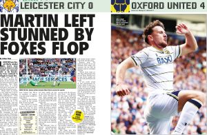 MARTIN LEFTSTUNNED BYFOXES FLOP