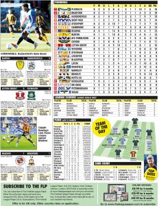 LEAGUE ONE RESULTS